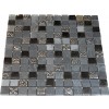 Fusion Kousa 1x1 Marble  Glass  & Metal Tiles