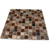 FUSION SHAGBARK 1X1 MARBLE & GLASS TILES