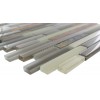 sample- GEOLOGICAL  TAO MULTICOLOR SLATE  & KHAKI BLEND GLASS TILES 1/2xRANDOM sample