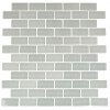 ICE WHITE POLISHED 3/4 x 1 3/4 GLASS TILE