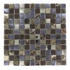 Fusion Shagbark 1x1 Marble & Glass Tiles