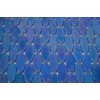 sample-IRIDESCENT SPHERE BLUE OVALS 1/4 SHEET GLASS TILES SAMPLE