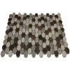 Kinetic Sleet Ovals Marble Tiles