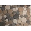 sample-KINETIC AMBER CIRCLES 1/4 SHEET  TILES SAMPLE