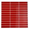 Loft Cherry Red Polished 1x4 Glass Tile