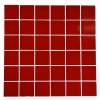 Loft Cherry Red Polished 2 X 2 Glass Tiles