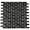 LOFT CLASSIC BLACK 1/2X2 BRICK PATTERN