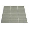 Loft Natural White Polished 1" X 4" Glass Tiles