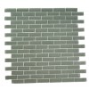 Loft Seafoam Brick 1/2 X 2 Glass Tiles