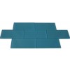 Loft Turquoise Polished 3" X 6" Glass Tiles