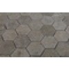 sample-LAGOS GRAY HEXAGON 1/4 SHEET TILE SAMPLE