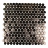 Metal Rose Stainless Steel 3/4 Penny Round Tiles