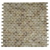 MINI BRICK OYSTER WHITE PEARL TILE MINI BRICK PATTERN
