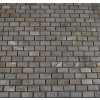 sample-MINI BRICK OYSTER WHITE PEARLS MINI BRICK PATTERN 1/4 SHEET TILES SAMPLE