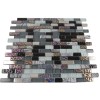 NIMBUS GRAY BLEND BRICKS 1/2X2 MARBLE & GLASS TILE BRICKS