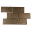 PEACH 3X6 GLASS TILE