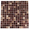 Pomegranite Blend 3/4x3/4 Glass Tile
