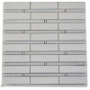 Rattan White Thassos With Blue Celeste Lines