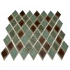 ROMAN COLLECTION VERDE DIAMOND GLASS TILE