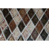 sample-ROMAN COLLECTION IL SUOLO DIAMOND 1/4 SHEET GLASS TILES SAMPLE