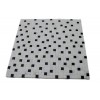 sample-CHECKERBOARD WHITE AND BLACK 1/4 SHEET  TILE SAMPLE