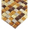 Sample- Golden Road Blend Squares 1/2" X 1/2" Tiles 1/4 Sheet Sample