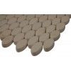 sample-KINETIC THASSOS OVALS 1/4 SHEET  TILES SAMPLE