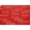 Sample-loft Cherry Red 1/2x2 Brick 1/4 Sheet Sample Tiles