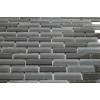 sample-LOFT CLASSIC BLACK 1/2x2 brick 1/4 SHEET SAMPLE TILES