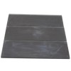 Sample - Loft Classic Black Frosted 4x12 Glass Tiles 1 Piece Sample