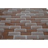 Sample-loft Mahogany 1/2x2 Brick 1/4 Sheet Sample Tiles