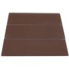 Sample - Loft Mahogany Frosted 4x12 Glass Tiles 1 Piece Sample