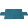 Sample - Loft Turquoise Polished 3x6 Glass Tiles 1 Piece Sample