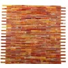 sample-MATCHSTIX TWILIGHT 1/4 SHEET GLASS TILE SAMPLE