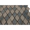 sample-ROMAN COLLECTION FRENCH BLUE DIAMOND 1/4 SHEET GLASS TILES SAMPLE