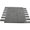 sample-WHITE CARRERA 3/4X4  TILES BIG BRICK 1/4 SHEET SAMPLE