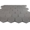 sample-WHITE THASSOS HEXAGON 1/4 SHEET TILE SAMPLE