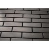 sample-STAINLESS STEEL .75"x2.5" METAL TILES 1/4 SHEET SAMPLE BRICK PATTERN
