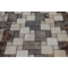 sample-PIAZZA PATTERN DARK EMPERADOR 1/4 SHEET  TILES SAMPLE