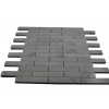 White Carrera 3/4 X 4 Big Brick Pattern Marble Mosaic Tiles