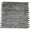 WHITE CARRERA 1/2" X 2" CRACKED JOINT CLASSIC BRICK LAYOUT MARBLE TILE